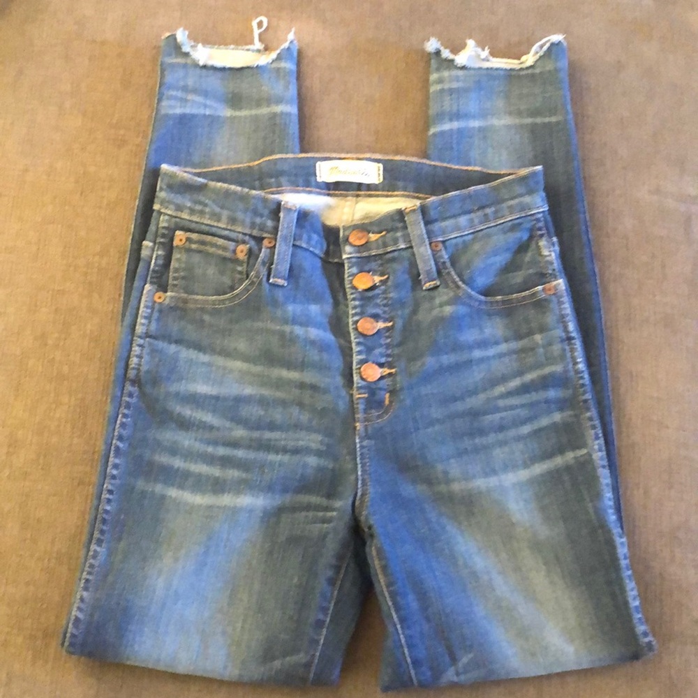 Madewell 10” high- rise skinny